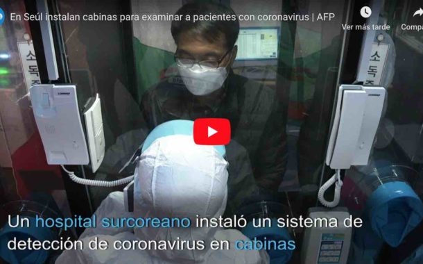 Video: 😲 ¡INCREÍBLE! En Seúl, instalan ‘cabinas telefónicas’ para examinar a pacientes con Coronavirus